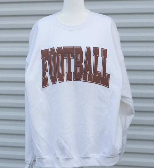 FOOTBALL - WHITE SWEATSHIRT