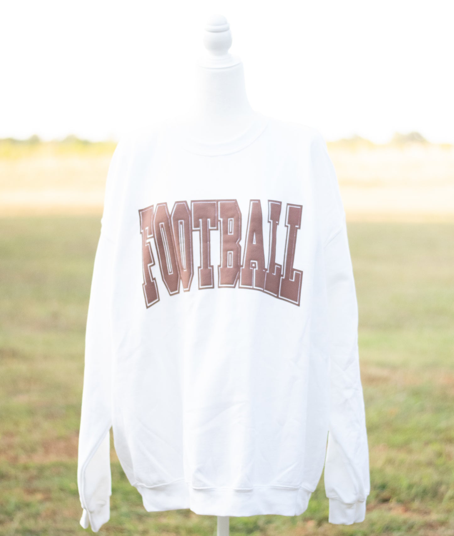 FOOTBALL - WHITE SWEATSHIRT